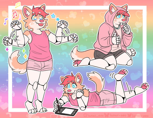 Robot Dog Commission, ft. 3 full bodies Robot Dog Commission, ft. 3 full bodies